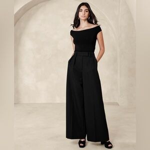 NWT! Banana Republic Black Cruise Wide Leg Pants - Multiple 🧡